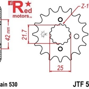Kit lant DID GOLD PRO-STREET X-Ring 530 VX pentru Suzuki RF600 RR/RS (GN76A) 1993 to 1995 - Img 2