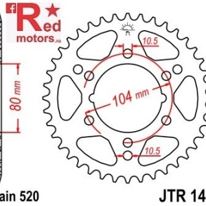 Kit lant DID GOLD X-Ring PRO-STREET 520 VX cu 86 pentru Polaris 400 Scrambler 2000-2001 - Img 3