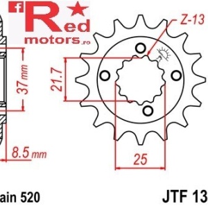 Kit lant DID GOLD X-Ring PRO-STREET 520 VX pentru Polaris 500 Predator 2005-2006 - Img 2