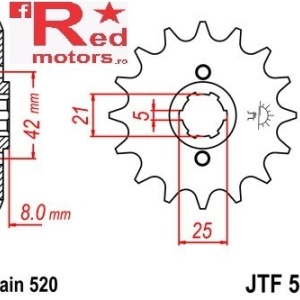 Kit lant DID GOLD X-Ring PRO-STREET 520 VX pentru Yamaha XT600 H,N,D,E,Z Tenere 1985-1988 - Img 2