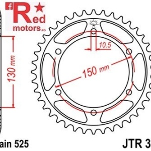 Kit lant DID GOLD X-Ring PRO-STREET 525 VX pentru Yamaha FZ8 S/SA Fazer 8 (42P) 2010-2015 - Img 3