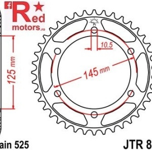 Kit lant DID GOLD Yamaha TDM850 (4TXL) 1996-1998 - Img 3