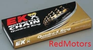 Lant moto EK Ultimate QX-Ring 532 ZVX cu 118 zale