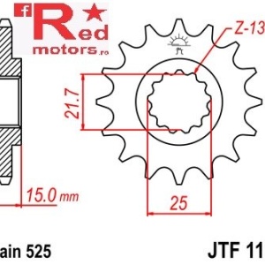 Pinion fata JTF 1182 cu 15 dinti