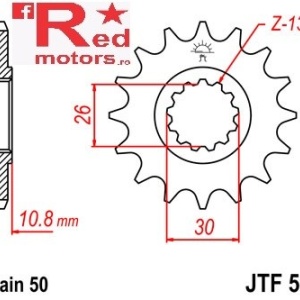 Pinion fata JTF 579 cu 18 dinti