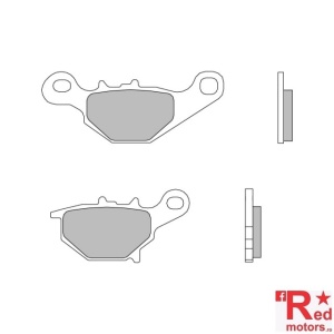 Placute frana spate Brembo 07SU31SD Off Road - SD 99,2x39,7x7,6/75,4x40,7x8,4 pentru Kawasaki KX 80 R Kleinrad, 85, Suzuki RM 85