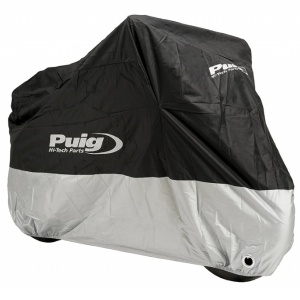 Raincoat motorcycle cover PUIG PUIG LOGO 20726N Negru XXL