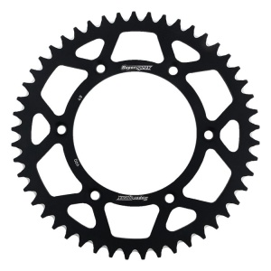 Rear ALU sprocket SUPERSPROX RAL-990:49-BLK Negru 49T, 520