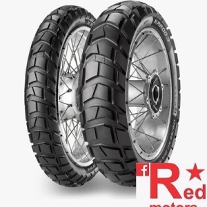 Set anvelope/cauciucuri moto Metzeler Karoo 3 90/90 R21 54R + 130/80 R17 65R - Img 2
