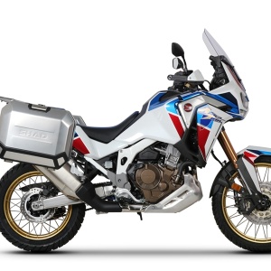 Set complet cutii aluminiu laterale, 36L / 47L SHAD TERRA NEGRU, include kit montare SHAD HONDA CRF 1100 Africa Twin - Img 13