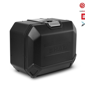 Set complet de cutii de aluminiu, SHAD TERRA NEGRU, 48L cutie centrala si 47L / 47L cutii laterale, incluzand kit de montaj si placa SHAD HONDA CB 500 X - Img 3