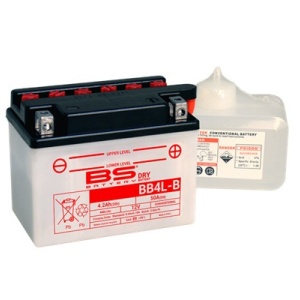 Baterie conventionala BS-BATTERY BB4L-B (YB4L-B) include electrolit