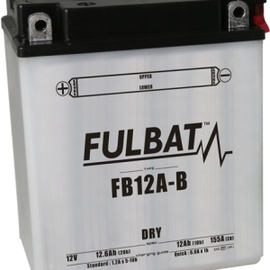 Baterie conventionala FULBAT FB12A-B (YB12A-B) include electrolit