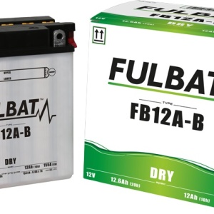 Baterie conventionala FULBAT FB12A-B (YB12A-B) include electrolit - Img 2