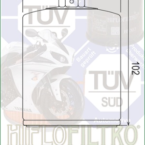Filtru de ulei HIFLOFILTRO HF170BRC Race Negru - Img 2
