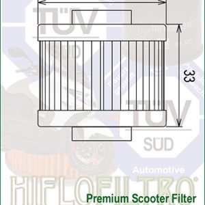 Filtru de ulei HIFLOFILTRO HF185 - Img 2