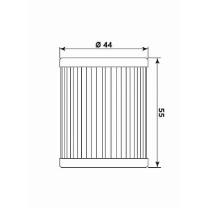 Filtru de ulei MIW Y4017 (alt. HF972) - Img 2