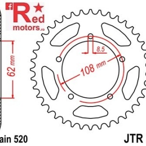 Foaie/pinion spate JTR21.40 520 cu 40 de dinti