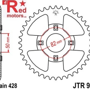 Foaie/pinion spate JTR999.50 428 cu 50 de dinti