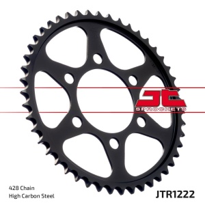Kit de lant D.I.D Chain - Argintiu lant 428 D, Non-sealed, pinion fata SUPERSPROX, foaie spate JT pentru HONDA CB 125 R 2018-2020 - Img 5
