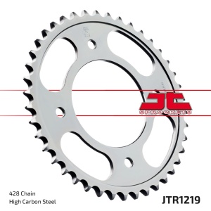Kit de lant D.I.D Chain - Argintiu lant 428 VX, X-Ring, pinion fata JT, foaie spate JT pentru HONDA CBF 125 2009-2013 - Img 7