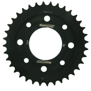 Kit de lant D.I.D Chain - Argintiu lant 428 VX, X-Ring, pinion fata SUPERSPROX, foaie spate SUPERSPROX pentru HONDA CG 125 1999-2001 - Img 4
