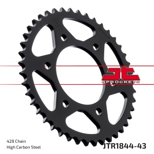 Kit de lant D.I.D Chain - Argintiu lant 428 VX, X-Ring, pinion fata SUPERSPROX, foaie spate JT pentru YAMAHA YS 125 2017-2019 - Img 6