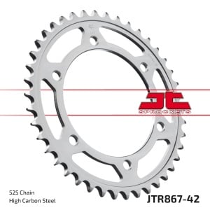 Kit de lant D.I.D Chain - Auriu lant 525 VX, X-Ring, pinion fata JT cauciucat, foaie spate JT pentru YAMAHA TDM 850 1996-1998 - Img 5