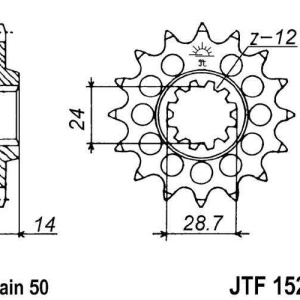 Kit de lant D.I.D Chain - Auriu lant 530 VX, X-Ring, pinion fata JT cauciucat, foaie spate SUPERSPROX pentru KAWASAKI GPZ 1100 1995-1998 - Img 3
