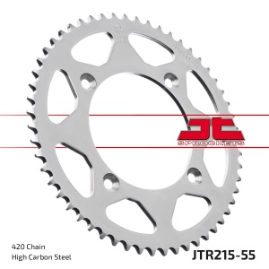 Kit de lant EK - Argintiu lant 420 DEH, Non-sealed, pinion fata JT, foaie spate JT pentru HONDA CR 85 R / RB 2005-2007 - Img 6