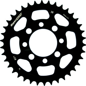 Kit de lant EK - Argintiu lant 420 DEH, Non-sealed, pinion fata SUPERSPROX, foaie spate SUPERSPROX pentru KAWASAKI KLX 110 (R) 2010-2025 - Img 3