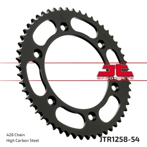 Kit de lant EK - Argintiu lant 428 DEH, Non-sealed, pinion fata JT, foaie spate JT pentru HONDA XR 125 L 2003-2008 - Img 7