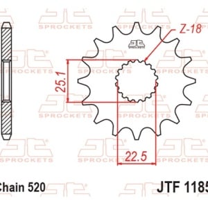 Kit de lant EK - Auriu lant 520 ZVX, X-Ring, pinion fata JT cauciucat, foaie spate JT pentru TRIUMPH Street Twin 900 2016-2022 - Img 3