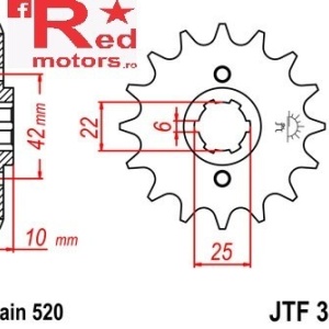 Kit lant DID GOLD pentru Honda NX650 J Dominator (RD02) 1988 - Img 2