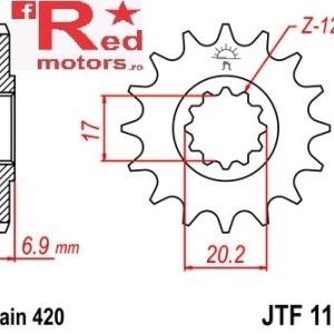 Kit lant DID GOLD pentru Yamaha TZR50 2007-2012 - Img 2