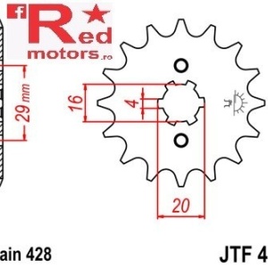 Kit lant DID GOLD PRO-STREET X-Ring 428 V pentru Suzuki RV125 K3-K6 Van Van 2003-2006 - Img 2