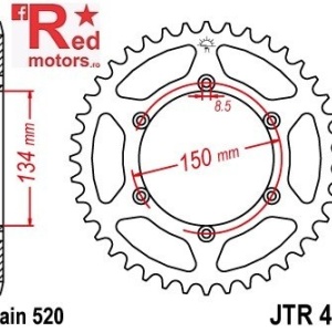 Kit lant DID GOLD X-Ring PRO-STREET 520 VX pentru Suzuki RM-Z250 K4,K5,K6 2004-2006 - Img 3
