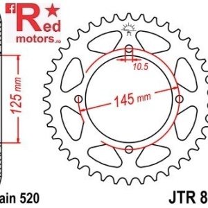 Kit lant DID GOLD X-Ring PRO-STREET 520 VX pentru Yamaha XT600 H,N,D,E,Z Tenere 1985-1988 - Img 3