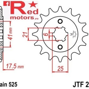Kit lant DID GOLD X-Ring PRO-STREET 525 VX pentru Honda VFR400 RH,RH2,RJ3 Pro-Arm (NC24) 1987-1989 - Img 2