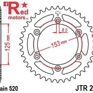 Kit lant DID X-Ring PRO-STREET 520 VX pentru Honda CR250 R-3 2003 - Img 3