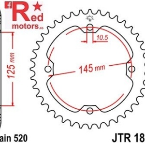 Kit lant premium EK QX-Ring 520 SRX pentru Yamaha YFM250 R-X,Y,Z,A,B,D Raptor 2008-2013 - Img 3