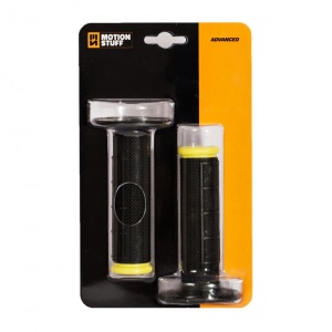 Mansoane MX-Enduro MOTION STUFF ADVANCED negru/galben (half-waffle) - Img 2