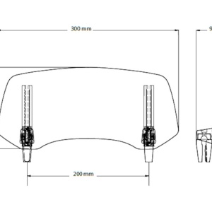 Multiadjustable visor PUIG 2.0 20764H clip-on smoke - Img 2
