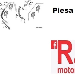 Patina intinzator OEM lant distributie Honda CBR600F F4, F4i 1999-2007 - Img 2