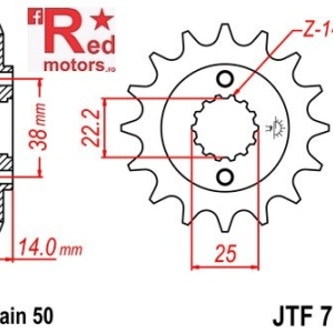 Pinion fata JTF 739 cu 15 dinti