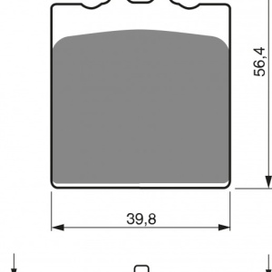 Placute de frana GOLDFREN 038 AD