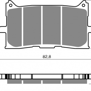 Placute de frana GOLDFREN 379 S3