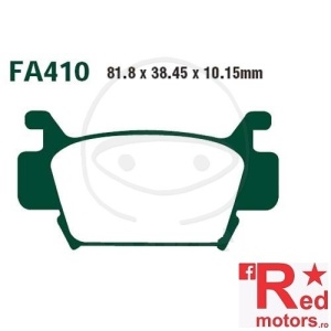 Placute frana fata STD EBC 81.8x38.45x10.15 FA410 pentru Honda TRX 500, TRX 680, TRX 700