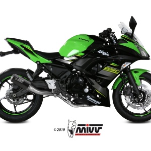 Sistem de evacuare complet 2x1 MIVV MK3 K.044.SM3C Carbon - Img 2