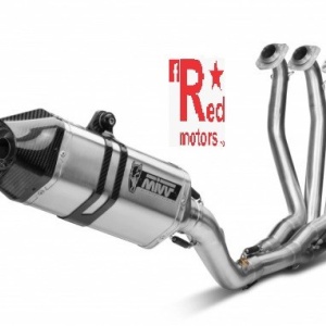 Sistem de evacuare complet 4x2x1 MIVV SPEED EDGE Stainless Steel / Carbon cap pentru BMW S 1000 RR (2010-2016)